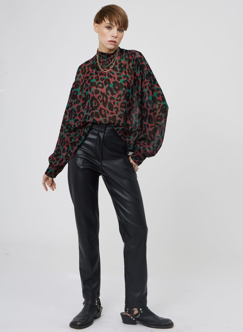 Blusa over con stampa - Silvianheach