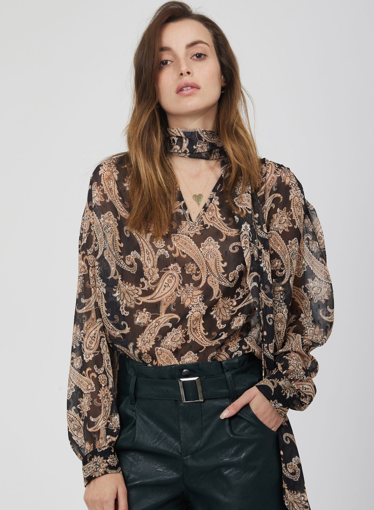 Blusa con stampa paisley - Silvianheach