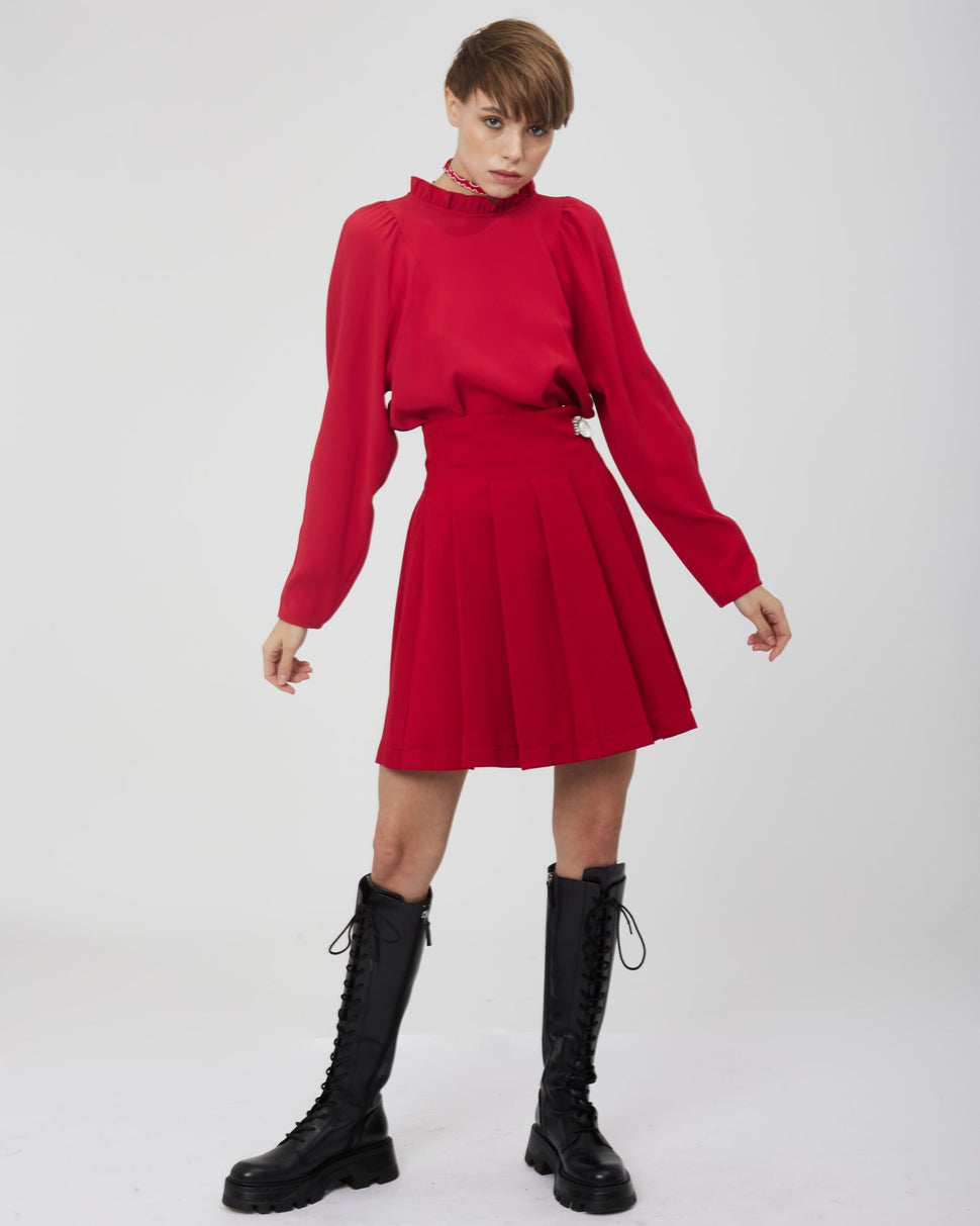 Blusa con collo alto - Silvianheach