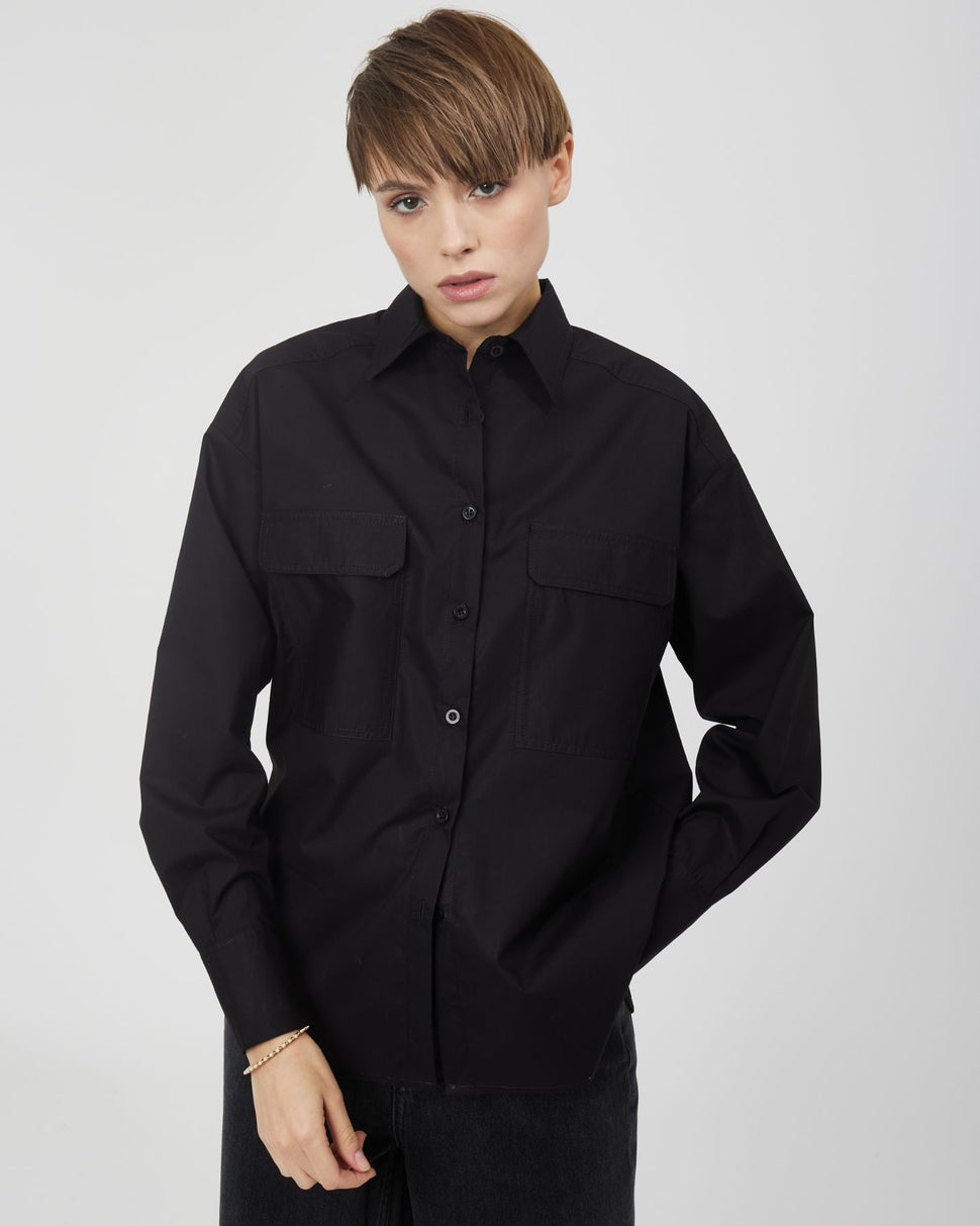 Camicia over con fondo asimmetrico - Silvianheach