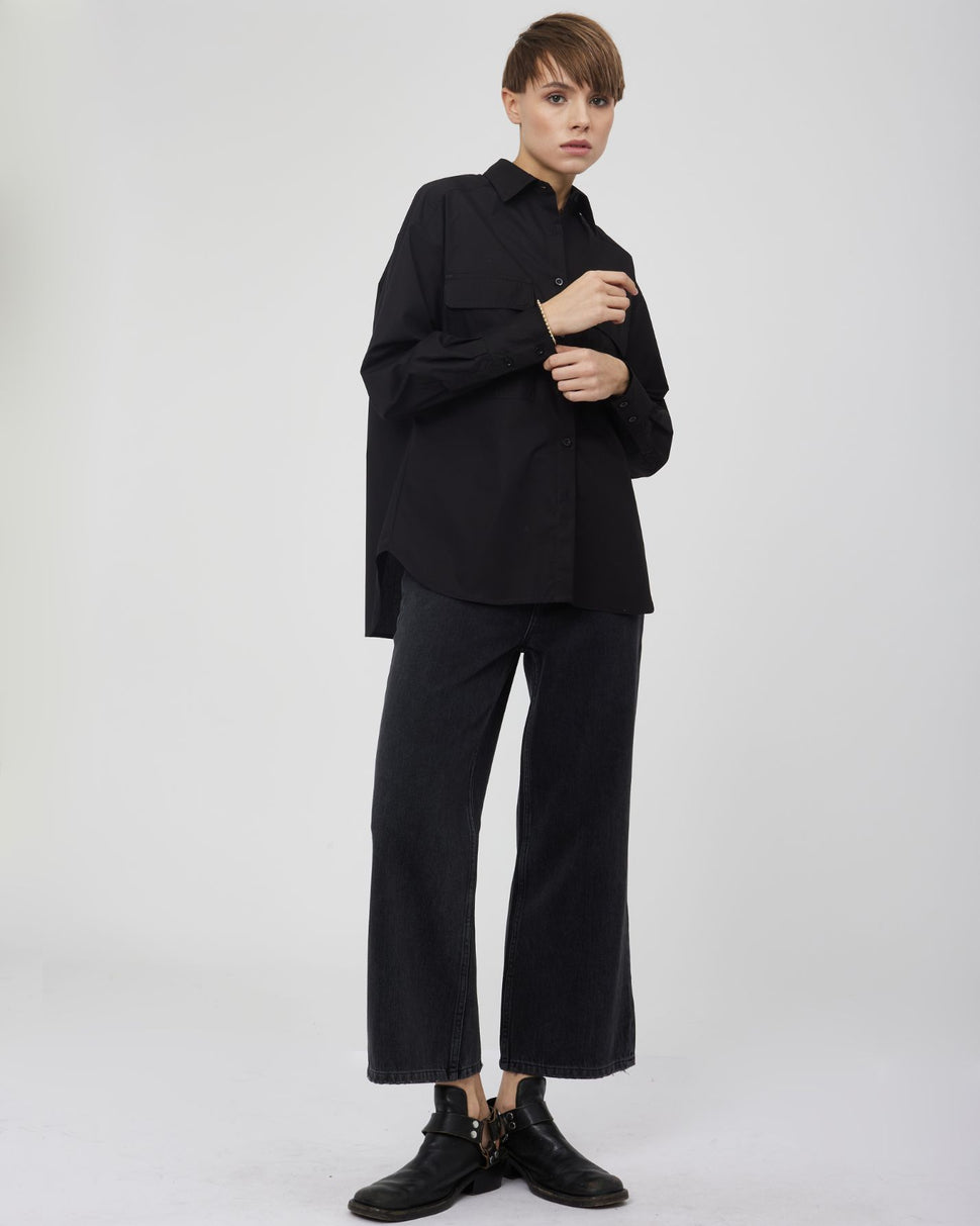 Camicia over con fondo asimmetrico - Silvianheach