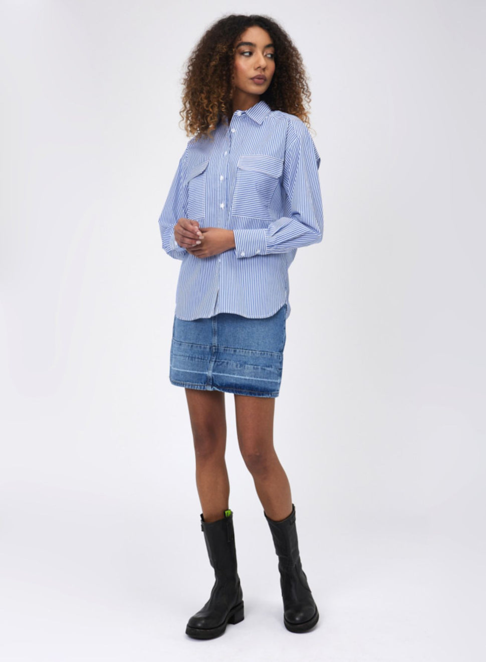 Camicia con maxi tasche frontali - Silvianheach