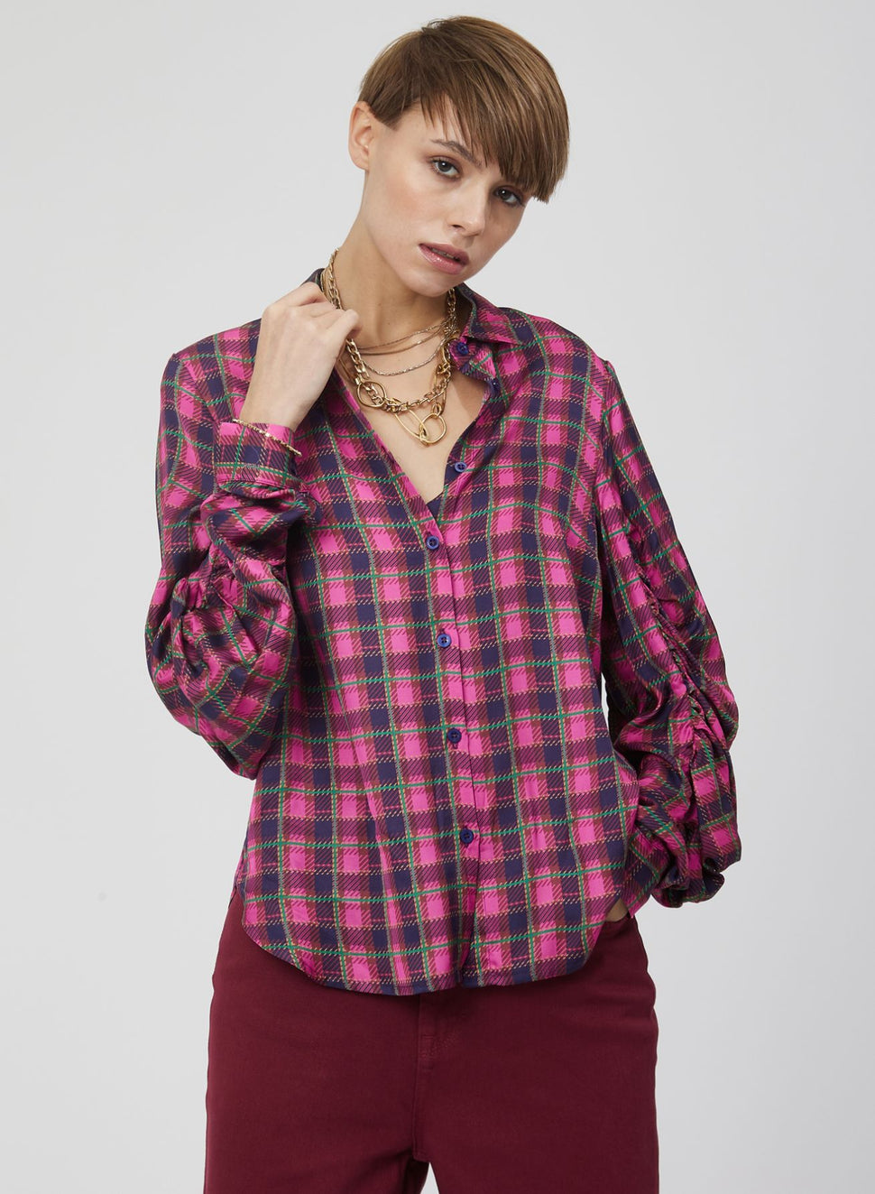 Camicia con maniche lunghe a sbuffo - Silvianheach