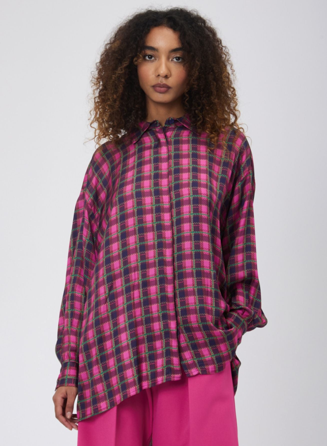 Camicia over con maniche a sbuffo - Silvianheach