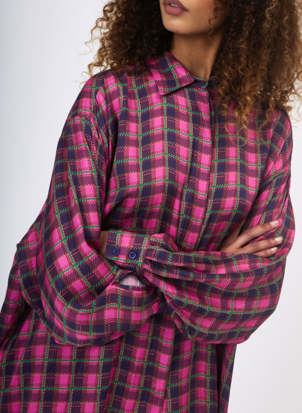 Camicia over con maniche a sbuffo - Silvianheach