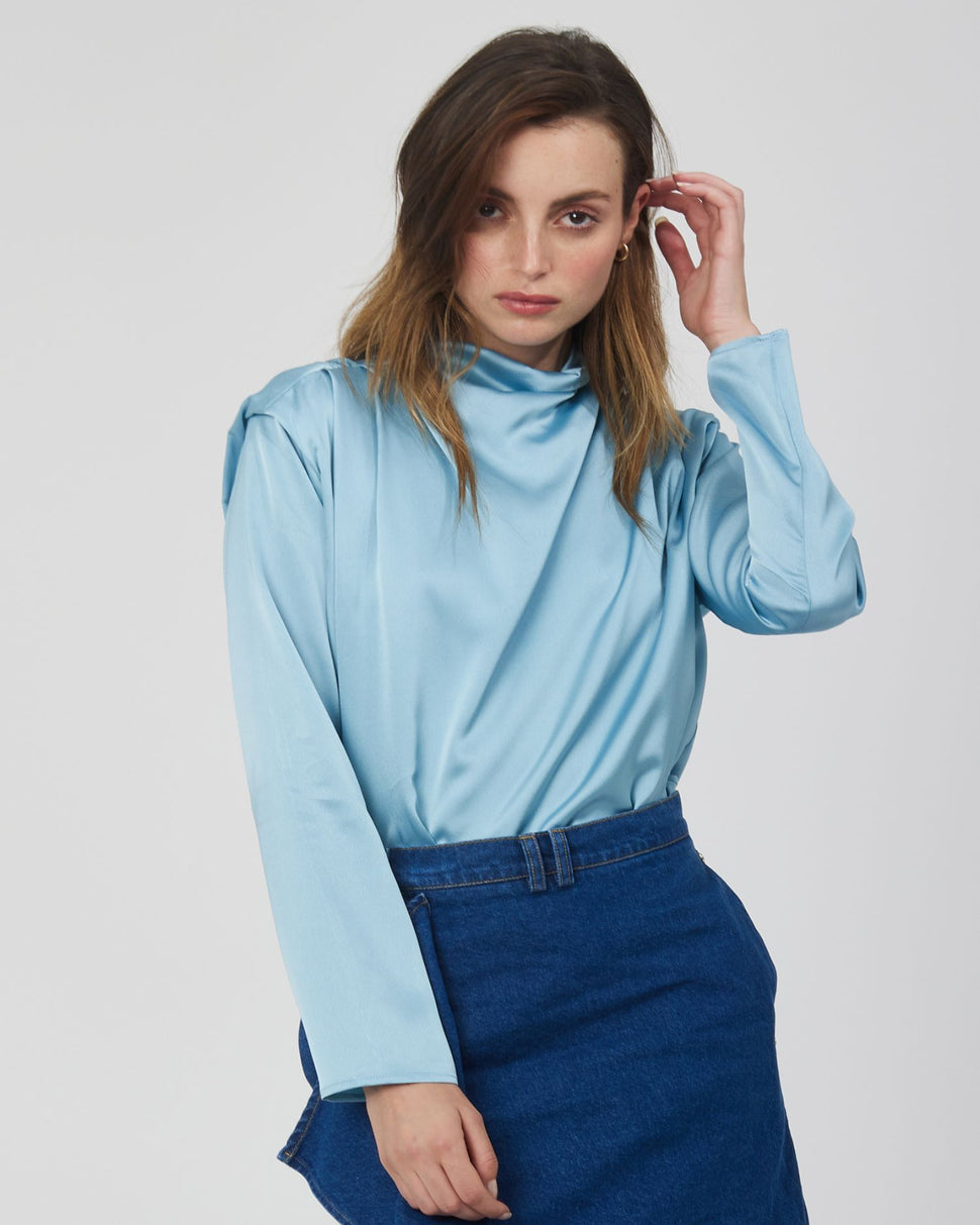 Blusa a collo alto - Silvianheach