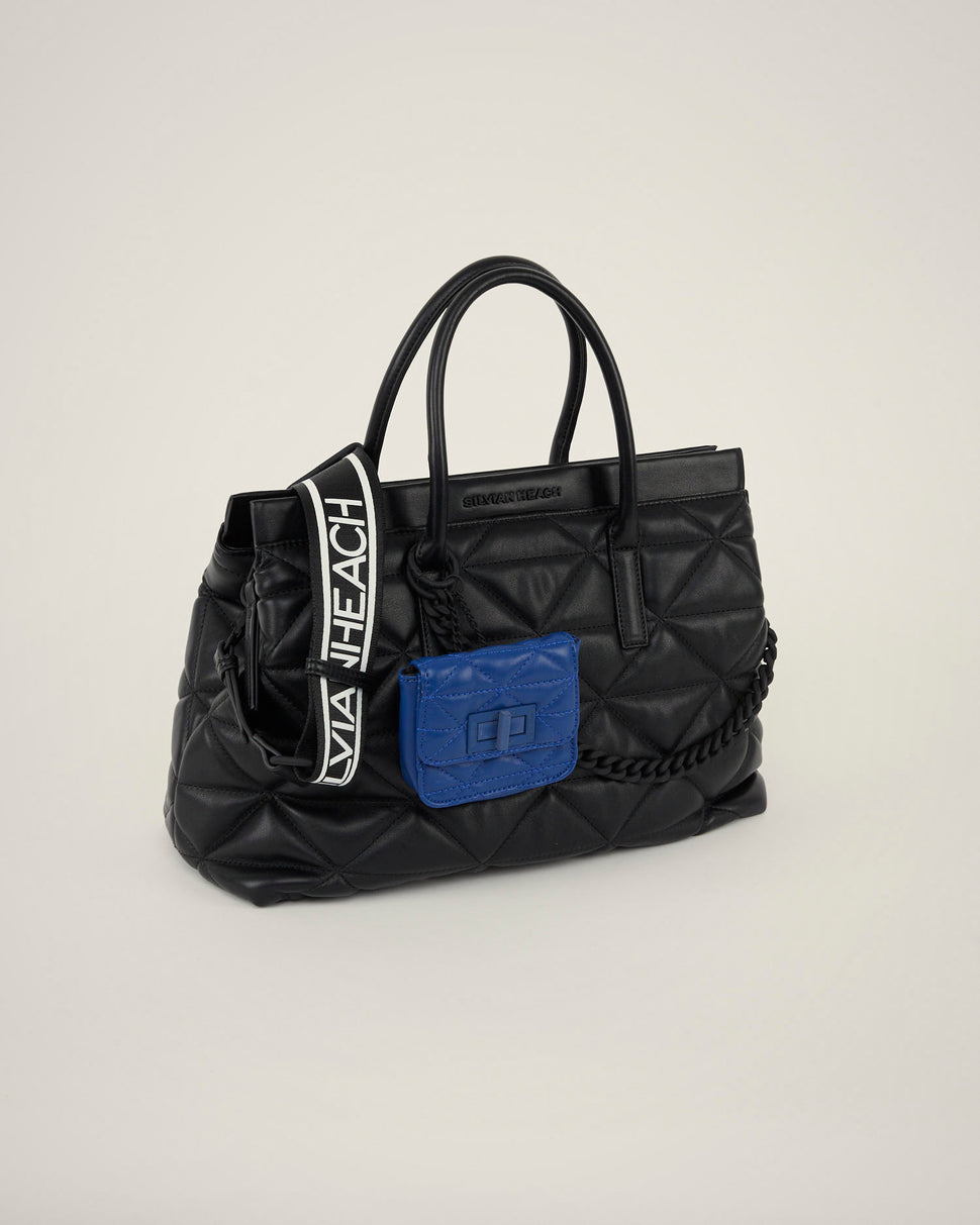 Borsa a mano trapuntata con micro bag - Silvianheach