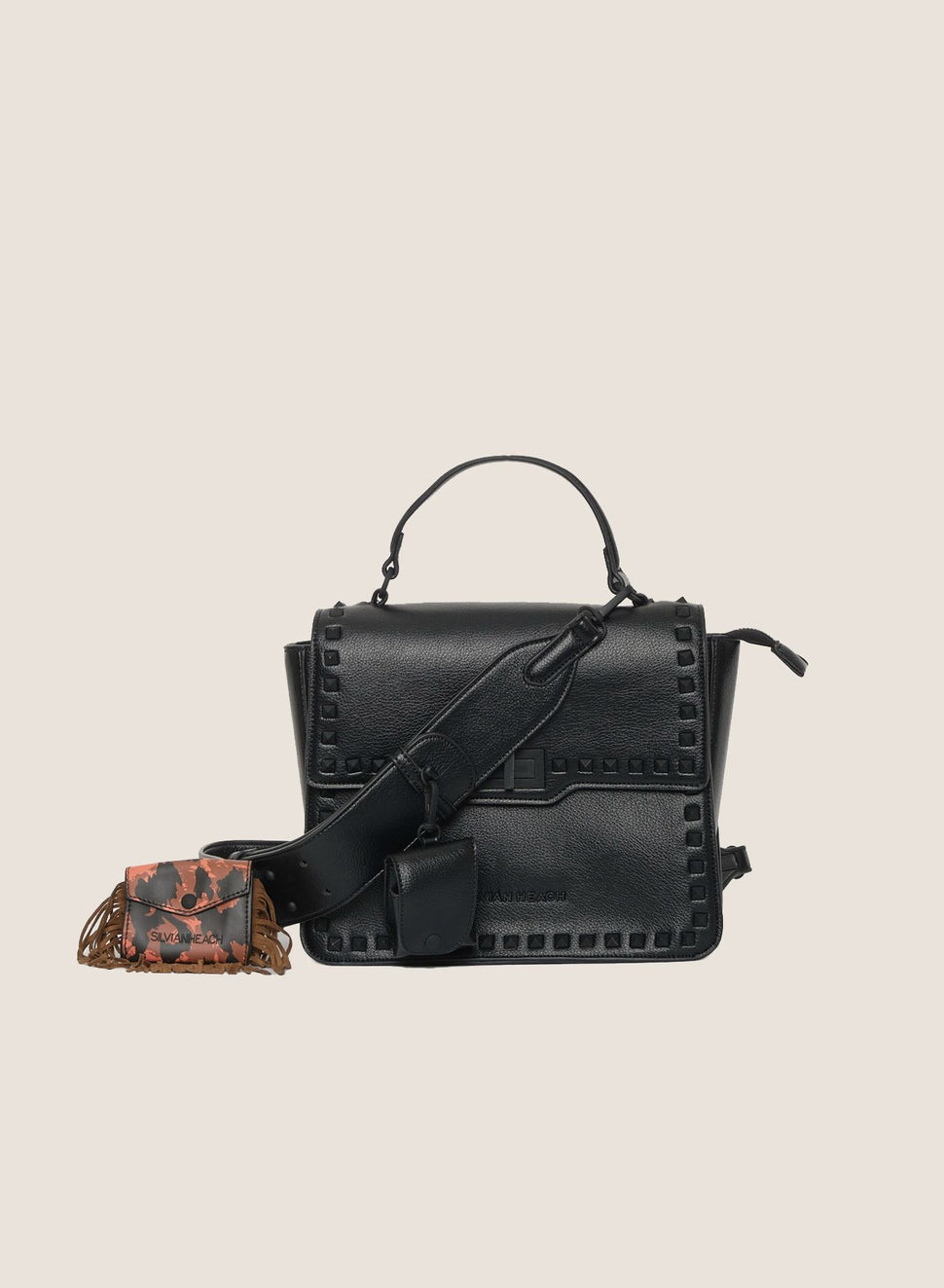 Borsa a tracolla con borchiette - Silvianheach