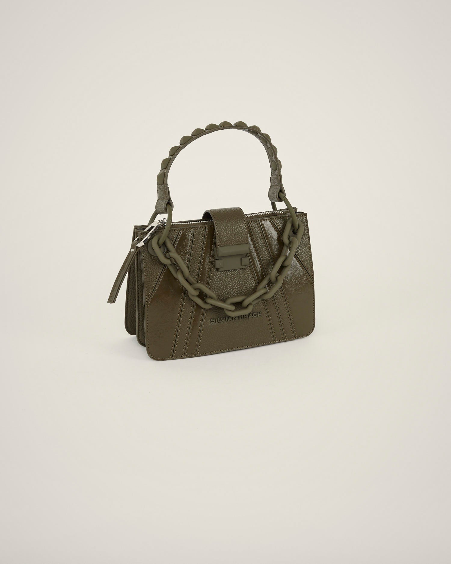 Borsa mini con manico borchiato - Silvianheach