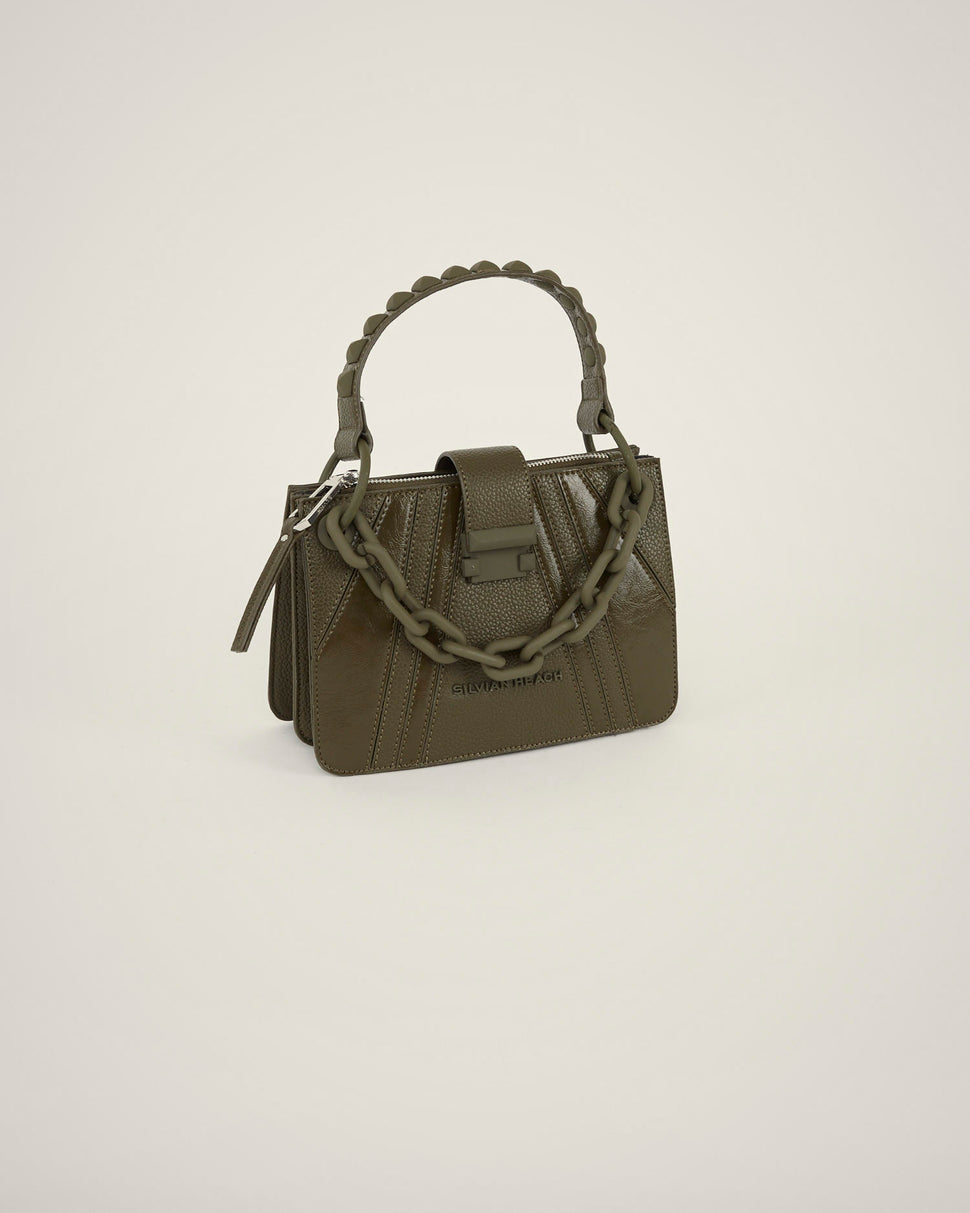 Borsa mini con manico borchiato - Silvianheach