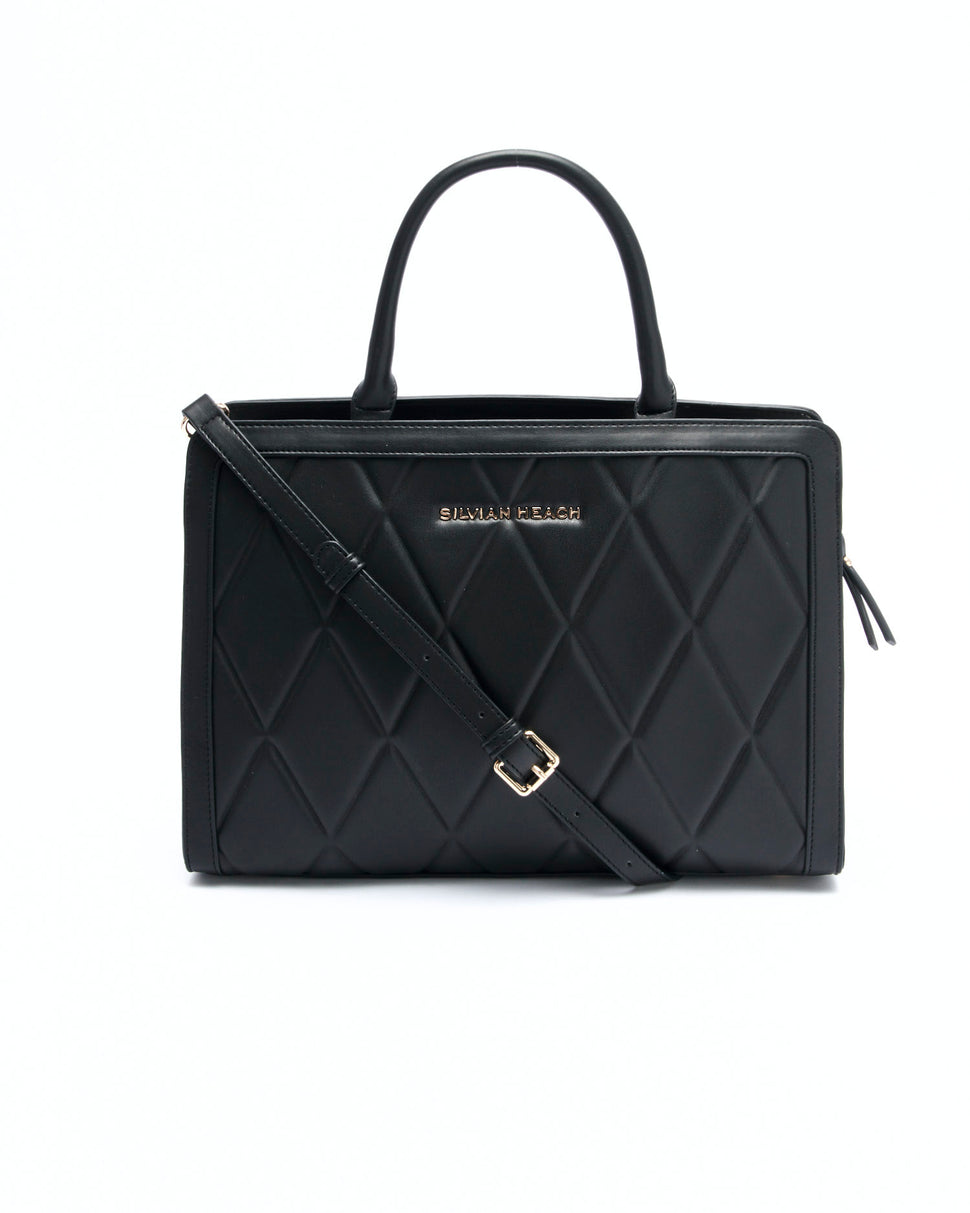 BORSA A TRACOLLA CON MOTIVO A ROMBI - Silvianheach