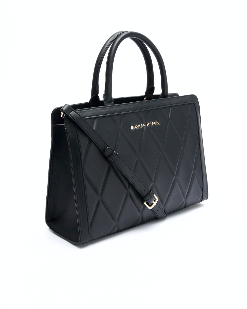 BORSA A TRACOLLA CON MOTIVO A ROMBI - Silvianheach