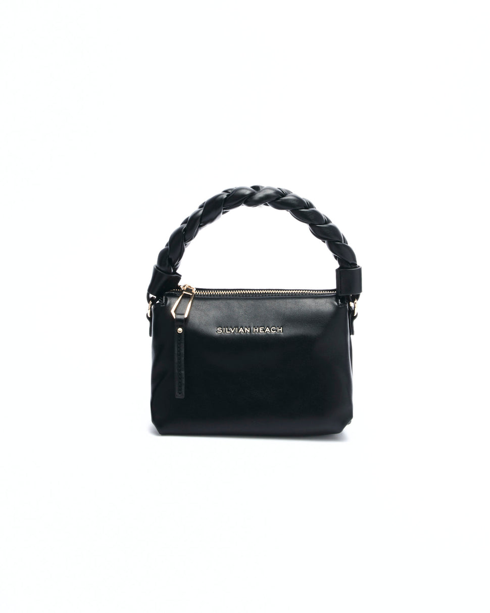 BORSA A MANO CON MANICO INTRECCIATO - Silvianheach